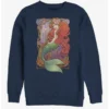 Cheap ❤️ Disney The Little Mermaid Glamorous Ariel Crew Sweatshirt ❤️