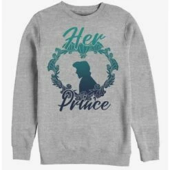 Best deal 🥰 Disney The Little Mermaid Her Prince Crew Sweatshirt ⌛