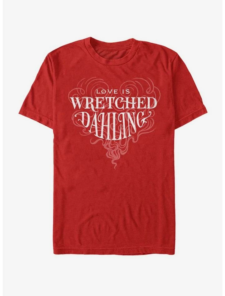 Outlet 🥰 Disney Villains Cruella De Vil Love Is Wretched Dahling T-Shirt 🔥 1 Outlet 🥰 Disney Villains Cruella De Vil Love Is Wretched Dahling T-Shirt 🔥