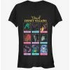 Top 10 ⭐ Disney Villains Villains Year Book Girls T-Shirt 😍