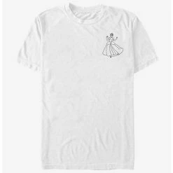 Best deal 🥰 Disney Cinderella Classic Vintage Pocket Cinderella T-Shirt 😀