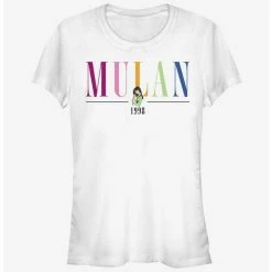 Cheap 🎁 Disney Mulan Colorful Title Girls T-Shirt 🛒