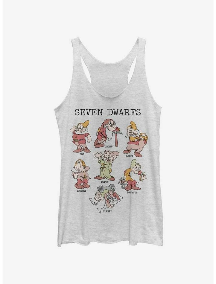 Brand new π₯ Disney Snow White Dwarf Grid Girls Tank π 1 Brand new π₯ Disney Snow White Dwarf Grid Girls Tank π