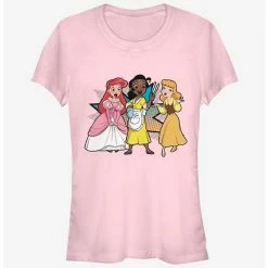 Wholesale ❤️ Disney Princess Comic Princess Tong Trio 😉 Girls T-Shirt 🔔
