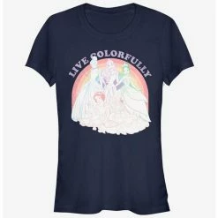 Top 10 ❤️ Disney Princess Rainbow Princess 🎁 Girls T-Shirt 💯