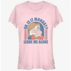 Budget 👍 Disney Snow White Grumpy Monday ❤️ Girls T-Shirt ⌛