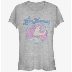 Promo 👍 Disney The Little Mermaid Faded Ariel Girls T-Shirt ❤️