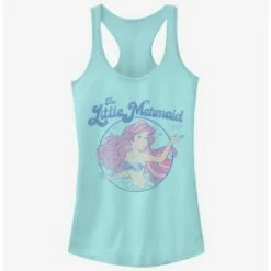 Hot Sale ✔️ Disney The Little Mermaid Faded Ariel 🛒 Girls Tank ❤️