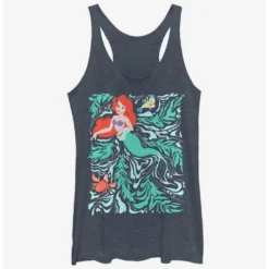 Discount ✨ Disney The Little Mermaid Swirly Mermaid 🤩 Girls Tank 😍