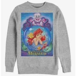 Wholesale 🔥 Disney The Little Mermaid Ariel And Ursula Crew Sweatshirt ❤️