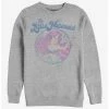 Best Pirce 🛒 Disney The Little Mermaid Faded Ariel Crew Sweatshirt 💯