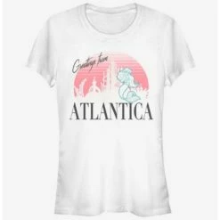 Cheap ❤️ Disney The Little Mermaid Atlantica Greetings ⭐ Girls T-Shirt 🎁
