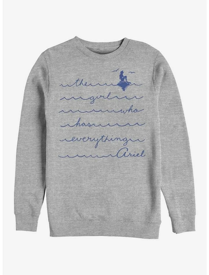 Buy 👍 Disney The Little Mermaid The Girl Who Crew Sweatshirt ❤️ 1 Buy 👍 Disney The Little Mermaid The Girl Who Crew Sweatshirt ❤️