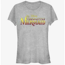 Promo 🔥 Disney The Little Mermaid Logo Girls T-Shirt 🛒