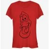 Wholesale 👏 Disney The Little Mermaid Sebastian Big Face Girls T-Shirt 👏