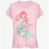 New 🎉 Disney The Little Mermaid Signed Ariel Girls T-Shirt 😍