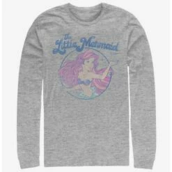 Cheapest ⭐ Disney The Little Mermaid Faded Ariel Long-Sleeve T-Shirt 😀