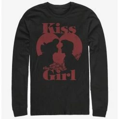 Coupon ✨ Disney The Little Mermaid Kiss The Girl Long-Sleeve T-Shirt 🛒