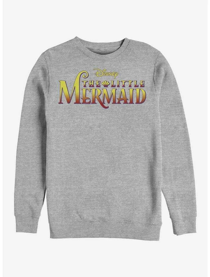 Promo ✨ Disney The Little Mermaid Logo Crew Sweatshirt ❤️ 1 Promo ✨ Disney The Little Mermaid Logo Crew Sweatshirt ❤️