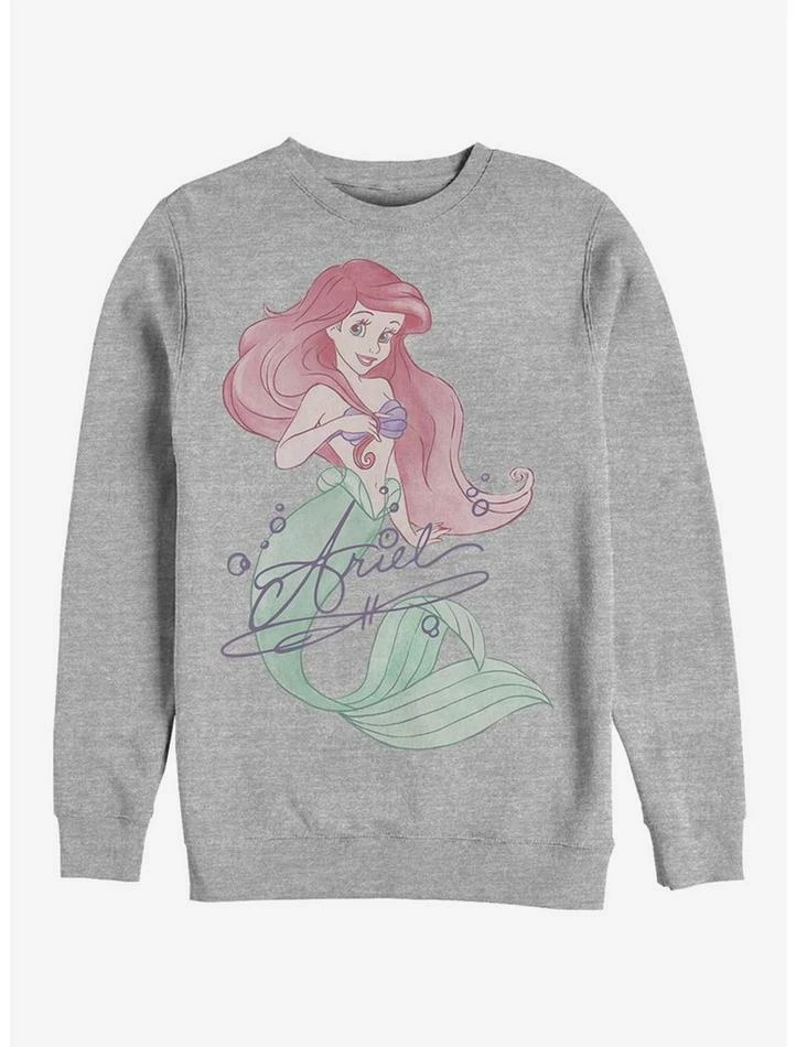 Buy 🛒 Disney The Little Mermaid Signed Ariel Crew Sweatshirt 🎉 1 Buy 🛒 Disney The Little Mermaid Signed Ariel Crew Sweatshirt 🎉
