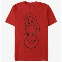 Cheapest 🌟 Disney The Little Mermaid Sebastian Big Face T-Shirt ✔️