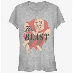Outlet 🎉 Disney Beauty And The Beast Her Beast Girls T-Shirt 🤩