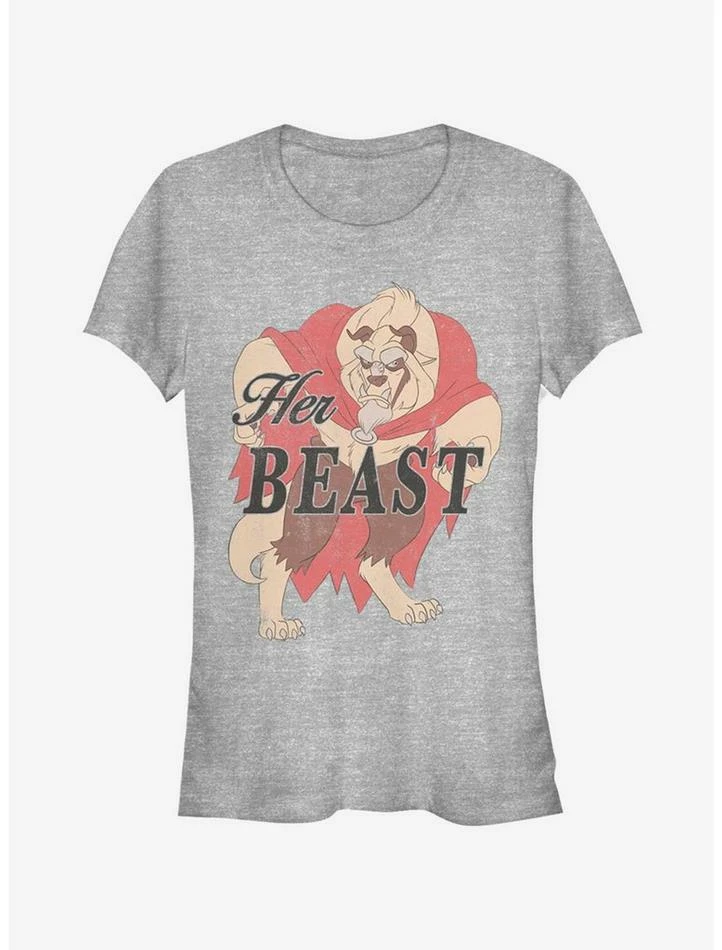 Outlet 🎉 Disney Beauty And The Beast Her Beast Girls T-Shirt 🤩 1 Outlet 🎉 Disney Beauty And The Beast Her Beast Girls T-Shirt 🤩