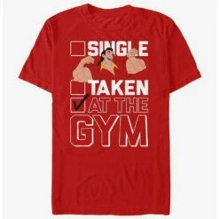 Best Pirce ⌛ Disney Beauty And The Beast At The Gym T-Shirt ⌛