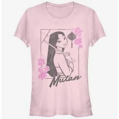 Cheap 🔔 Disney Mulan Pretty Mulan Girls T-Shirt ⭐