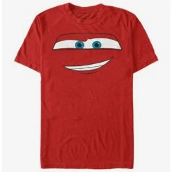 Deals ⭐ Disney Pixar Cars Mcqueen Big Face T-Shirt 🧨