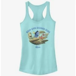 Cheap ⌛ Disney Pixar Finding Nemo Nemo Ocean ✔️ Girls Tank 🔥