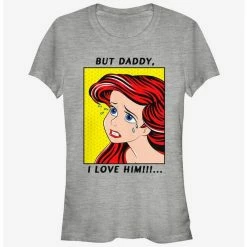 Deals 🧨 Disney The Little Mermaid Crybaby Ariel Girls T-Shirt ✔️