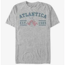 Budget 🧨 Disney The Little Mermaid Atlantica College T-Shirt 👏