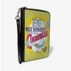 Budget ❤️ Disney Classic Walt Disneys Magical Musical Cinderella Movie Poster Zip Around Rectangle Wallet 🎉