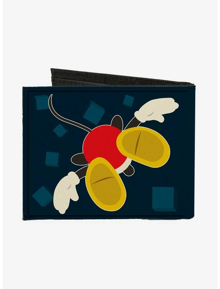 Budget π Disney Mickey Mouse Pose Alternate Views Head Feet Blocks Bifold Canvas Wallet π€© 2 Budget π Disney Mickey Mouse Pose Alternate Views Head Feet Blocks Bifold Canvas Wallet π€© - Image 2