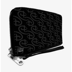 Budget π Disney Signature D Monogram Black Zip Around Wallet π