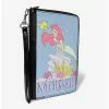 Top 10 ✨ Disney The Little Mermaid Flounder and Ariel Pose Zip Around Rectangle Wallet 😍