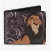 Top 10 ⌛ Disney The Lion King Scar Elephant Graveyard Bifold Wallet ⭐