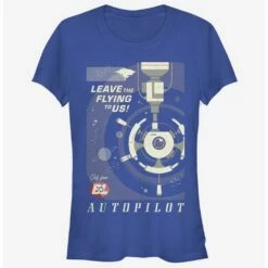 Best reviews of 🔥 Disney Pixar Wall-E Autopilot Poster Girls T-Shirt 👍