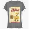 Brand new ✨ Disney Pixar Wall-E Cleaning The Earth Poster 🧨 Girls T-Shirt ⌛