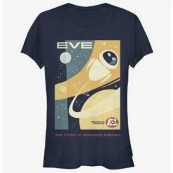 Top 10 😀 Disney Pixar Wall-E Eve Poster Girls T-Shirt ⌛