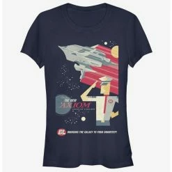Budget 🔥 Disney Pixar Wall-E New Axiom Poster 🤩 Girls T-Shirt ❤️
