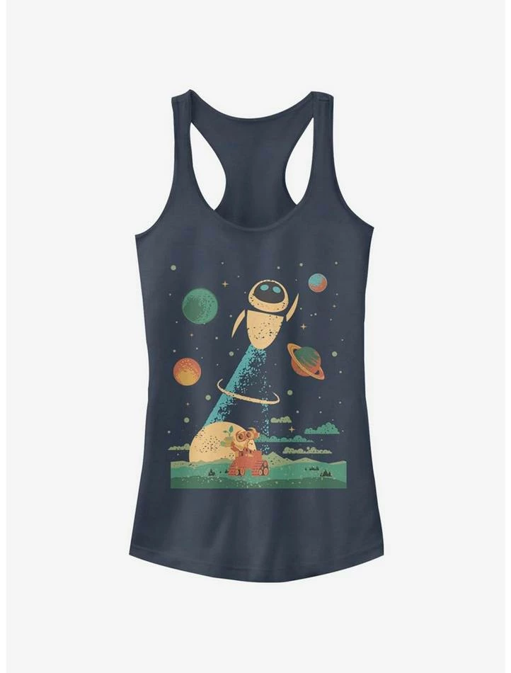 Wholesale ๐ Disney Pixar Wall-E Walle Space Poster Girls Tank ๐ 1 Wholesale ๐ Disney Pixar Wall-E Walle Space Poster Girls Tank ๐