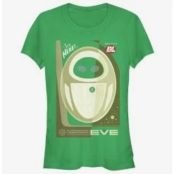 Coupon 👏 Disney Pixar Wall-E Eve Is Here Poster 😉 Girls T-Shirt ⌛