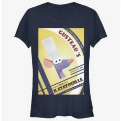 Best Pirce 🧨 Disney Pixar Ratatouille Gusteau's Et Remy Poster 🔥 Girls T-Shirt ✔️