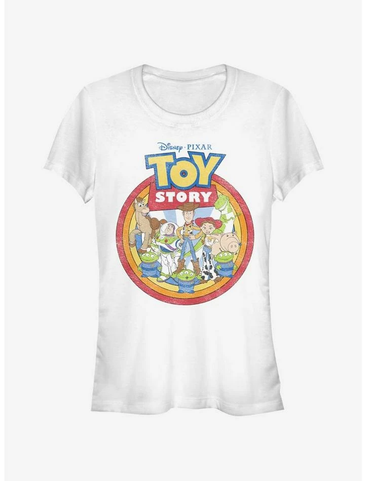 Outlet 🎉 Disney Pixar Toy Story 4 Group Toys Girls T-Shirt 👏 1 Outlet 🎉 Disney Pixar Toy Story 4 Group Toys Girls T-Shirt 👏