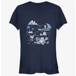 Coupon 🎁 Disney Moana Voyage Collage ⭐ Girls T-Shirt ✔️