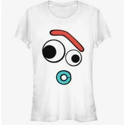 Buy 🛒 Disney Pixar Toy Story Big Face Curious Forky Girls T-Shirt 👍
