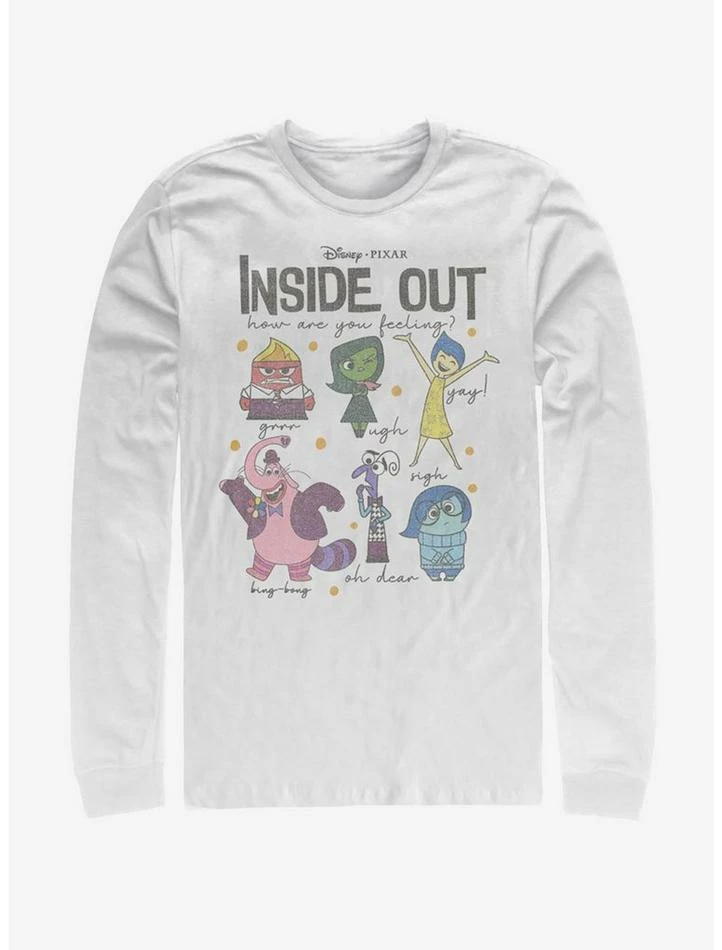 Top 10 ❤️ Disney Pixar Inside Out How Are You Feeling Long-Sleeve T-Shirt 💯 1 Top 10 ❤️ Disney Pixar Inside Out How Are You Feeling Long-Sleeve T-Shirt 💯