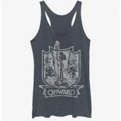 Flash Sale 👏 Disney Pixar Onward Onward Crest Girls Tank 🎁
